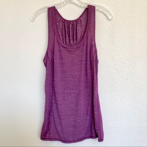 Lululemon Athletic Workout Racerback Tank Top Mauv